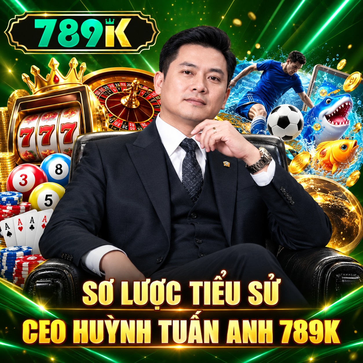 CEO Huỳnh Tuấn Anh 789K – Nhà sáng lập và Giám đốc điều hành 789K